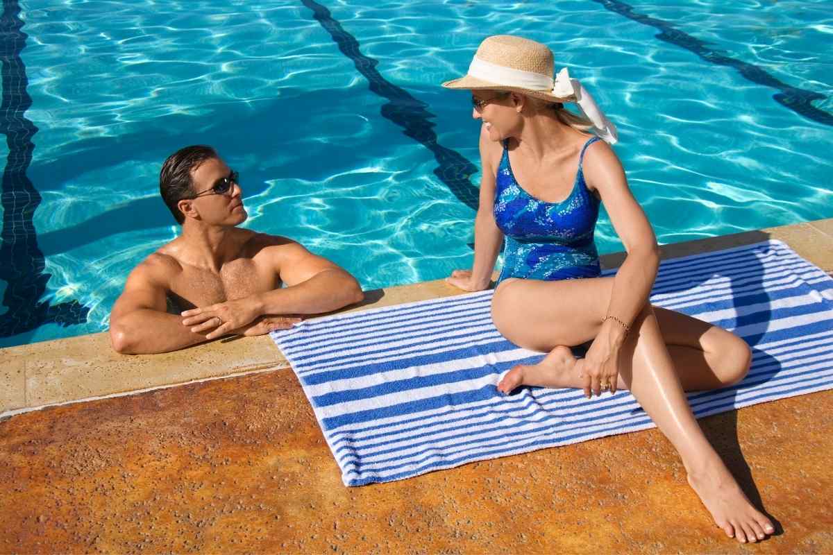 An Aries woman and her partner engaged in something energetic and active