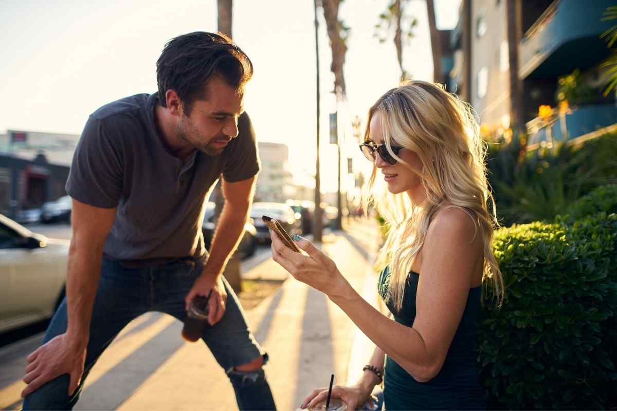 Two people in an honest, open conversation