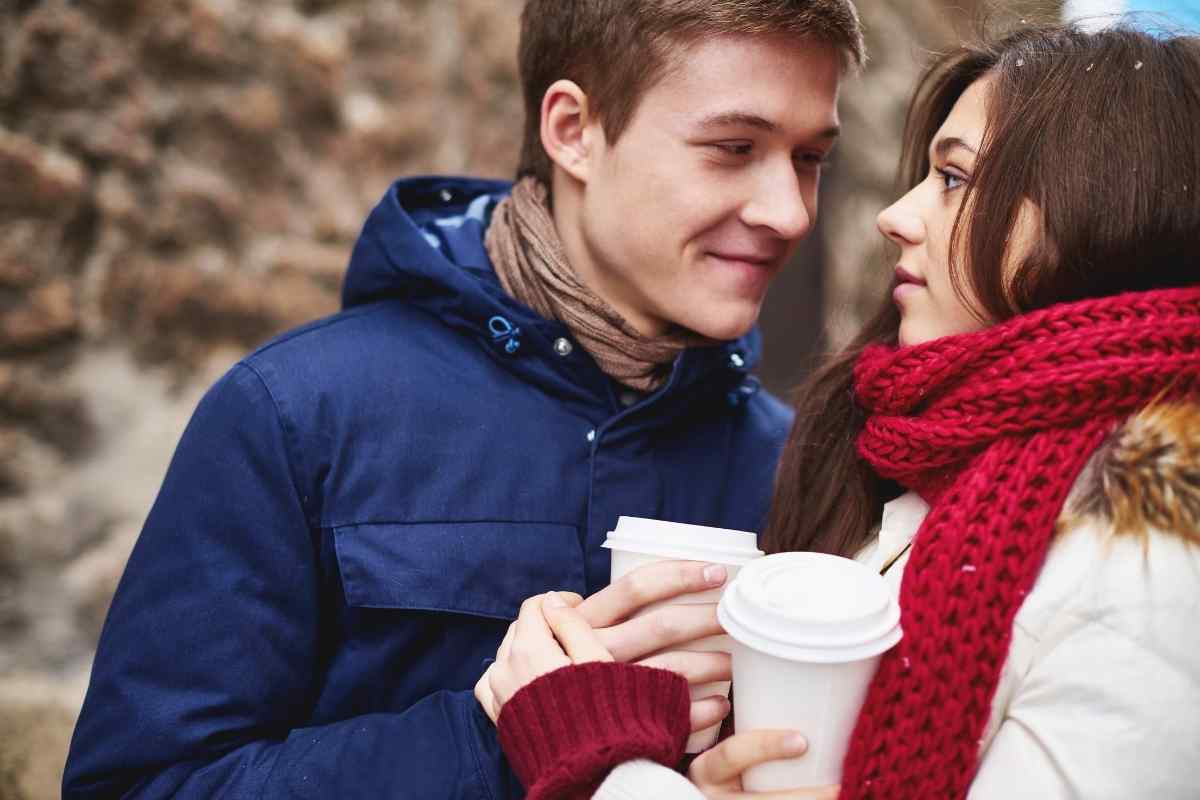 Woman gently leading a tender, comfortable moment with a partner