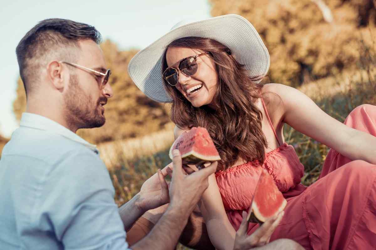 A couple relaxed in each other's company, at ease without needing to explain themselves
