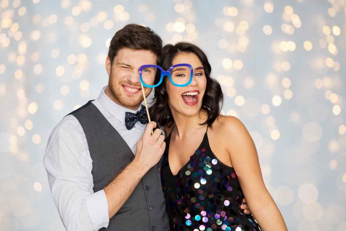 Couple in energetic, engaged conversation