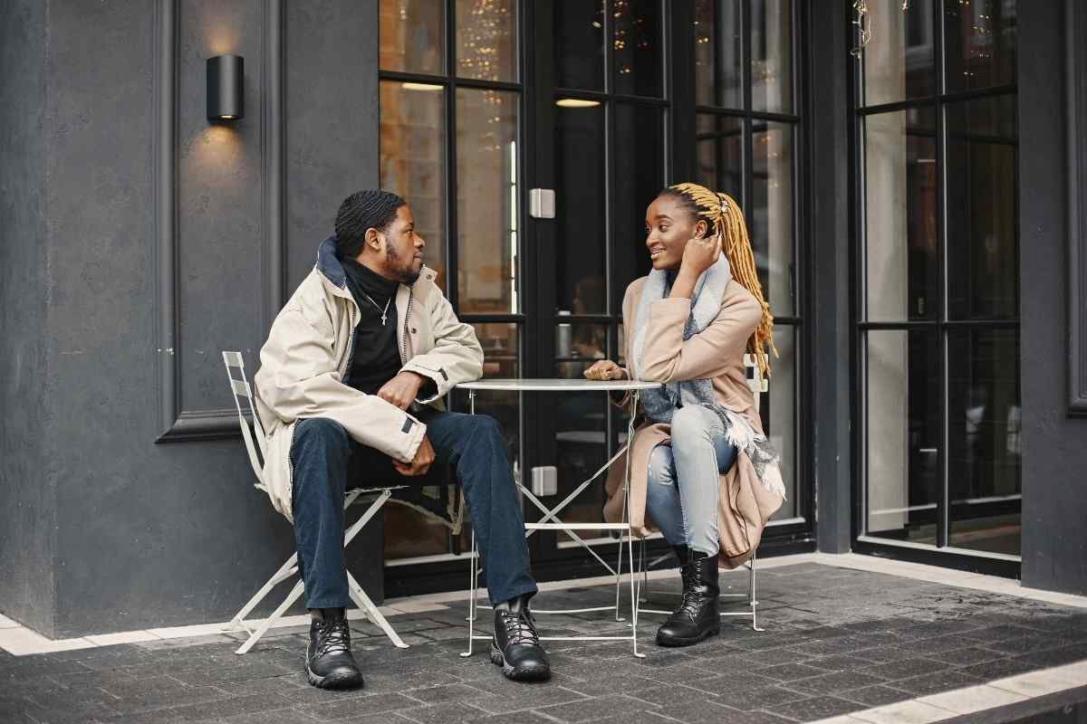 A woman spending time with people she cares about, staying active and connected with her own life during a period of distance from a partner