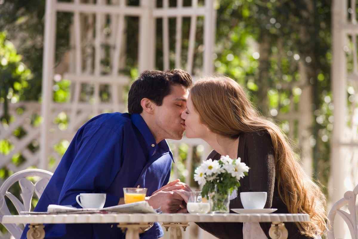 Couple sharing a warm, genuine moment of connection