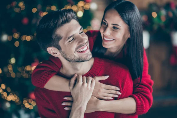 Two people sharing a relaxed, clearly pleasant evening together